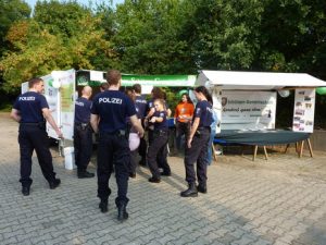 Tag der offenen Tür bei der Berliner Polizei in Ruhleben 