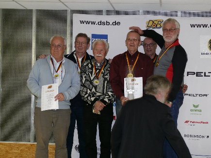 Luftpistolen-Auflage-Mannschaft Senioren B ist "Deutscher Meister 2012".
