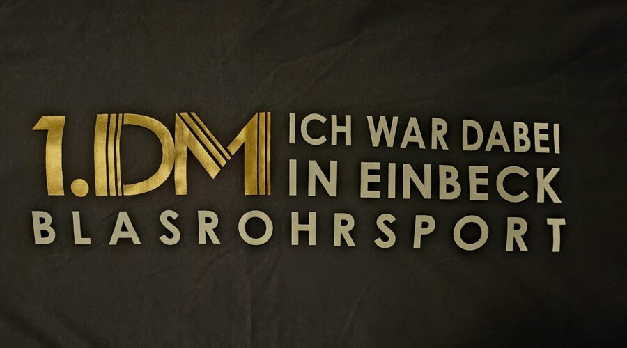 1.DM im Blasrohrsport